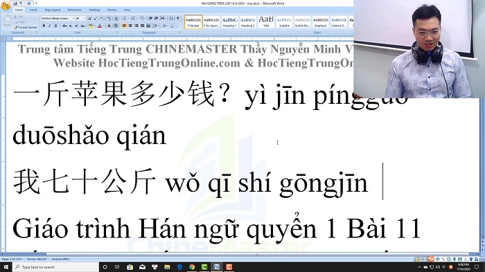 Thư tín tiếng Trung Thương mại Cảm ơn đối tác giúp đỡ bài 2 trung tâm tiếng Trung thầy Vũ tphcm