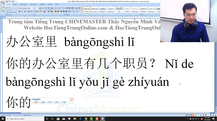 Bài tập luyện dịch tiếng Trung cơ bản Phần 4 học tiếng Trung thầy Vũ tại trung tâm ChineMaster tphcm