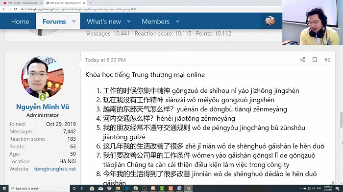Thi thử HSK online TiengTrungHSK bài tập 10 trung tâm tiếng trung thầy Vũ tphcm