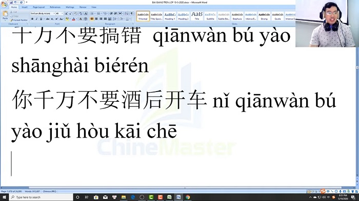 Luyện thi HSK 7 online luyện dịch tiếng Trung bài 2