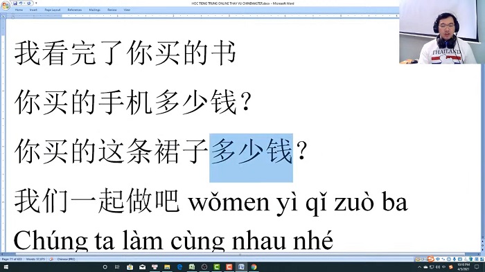 Luyện thi HSK 7 online luyện dịch tiếng Trung bài 4