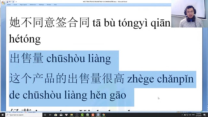 Dịch tiếng Trung HSK 7 HSK 8 HSK 9 online cùng Thầy Vũ