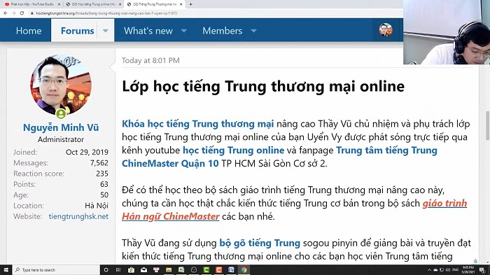 Luyện thi HSKK trung cấp giáo trình Hán ngữ ChineMaster trung tâm tiếng Trung thầy Vũ tphcm